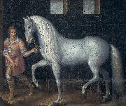 Jacob de Gheyn II Spanish Warhorse captured at the Battle of Nieuwpoort. oil painting artist